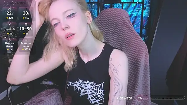 Snapshot of Crackling_Tatii chatting on 02.23.25 Crackling Tatii online show from 02.23.25