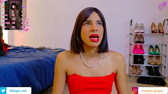 Snapshot of CampbelGinger chatting on 10.12.25 CampbelGinger online show from 10.12.25