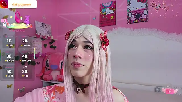 DaripQueen online show from 12.14.25