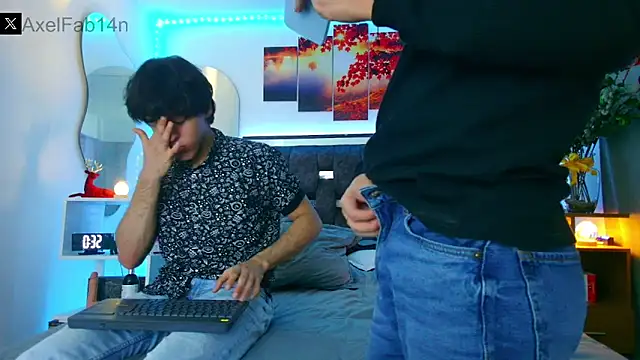 Snapshot of Alex_and_Fabian chatting on 12.23.24 Alex and Fabian online show from 12.23.24