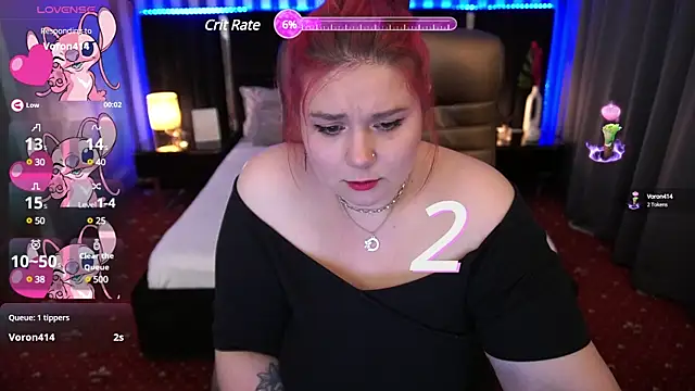 Snapshot of BettyDark chatting on 03.13.25 BettyDark online show from 03.13.25