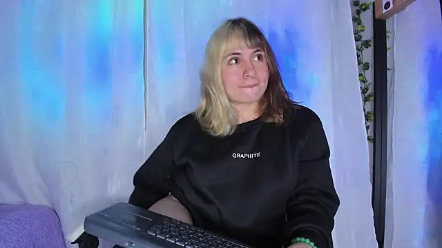 Snapshot of GilaKat chatting on 01.23.25 GilaKat online show from 01.23.25