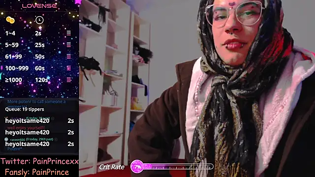 pain princee online show from 12.12.24