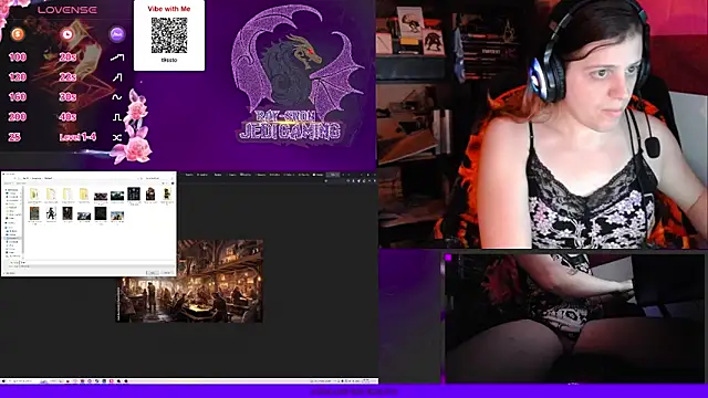 Snapshot of Rae-Suon chatting on 01.02.25 Rae-Suon online show from 01.02.25