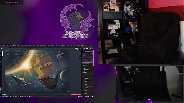 Snapshot of Rae-Suon chatting on 01.19.25 Rae-Suon online show from 01.19.25