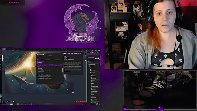 Snapshot of Rae-Suon chatting on 01.20.25 Rae-Suon online show from 01.20.25