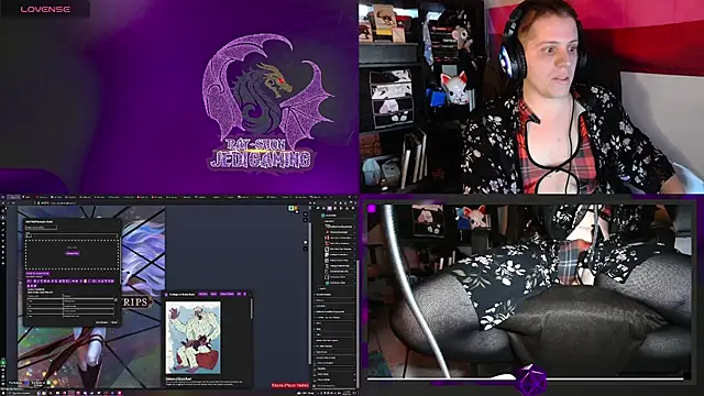 Snapshot of Rae-Suon chatting on 01.22.25 Rae-Suon online show from 01.22.25