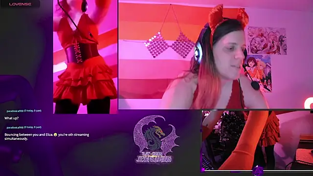 Snapshot of Rae-Suon chatting on 02.04.25 Rae-Suon online show from 02.04.25