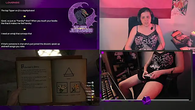 Snapshot of Rae-Suon chatting on 02.21.25 Rae-Suon online show from 02.21.25