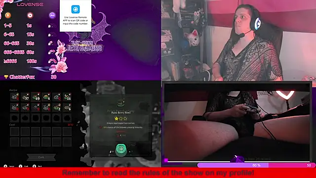 Snapshot of Rae-Suon chatting on 03.23.25 Rae-Suon online show from 03.23.25