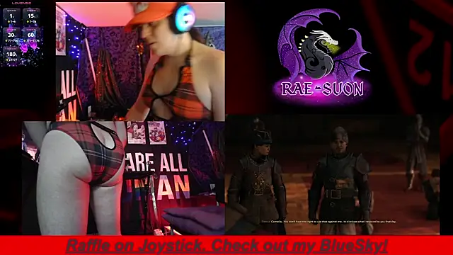 Snapshot of Rae-Suon chatting on 10.17.25 Rae-Suon online show from 10.17.25