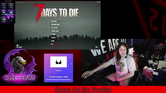 Snapshot of Rae-Suon chatting on 11.06.25 Rae-Suon online show from 11.06.25