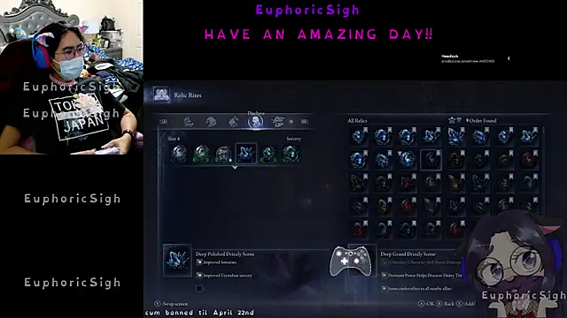 EuphoricSigh online show from 04.20.26