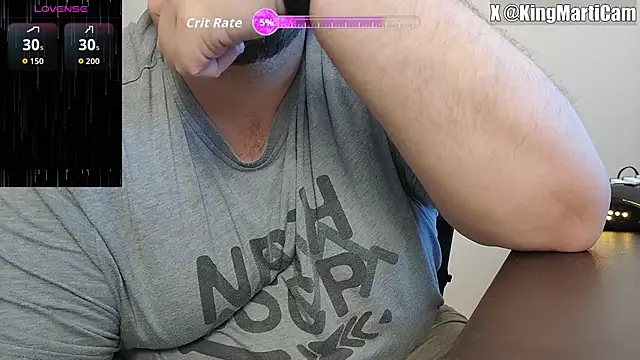 Snapshot of KingMarti chatting on 03.26.26 KingMarti online show from 03.26.26