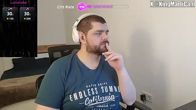 Snapshot of KingMarti chatting on 03.29.26 KingMarti online show from 03.29.26