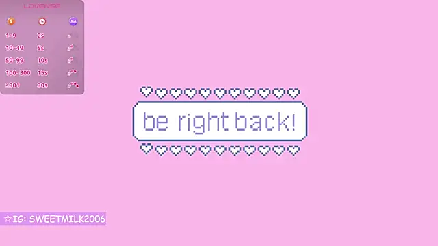 sweetmilk2006 online show from 10.18.25