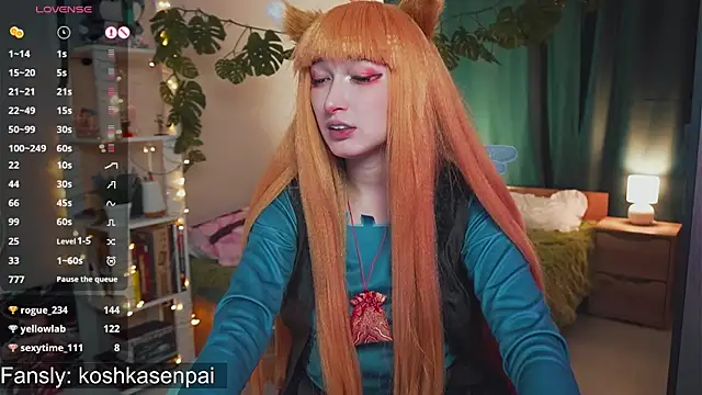 Snapshot of koshkasenpai chatting on 02.02.25 koshkasenpai online show from 02.02.25