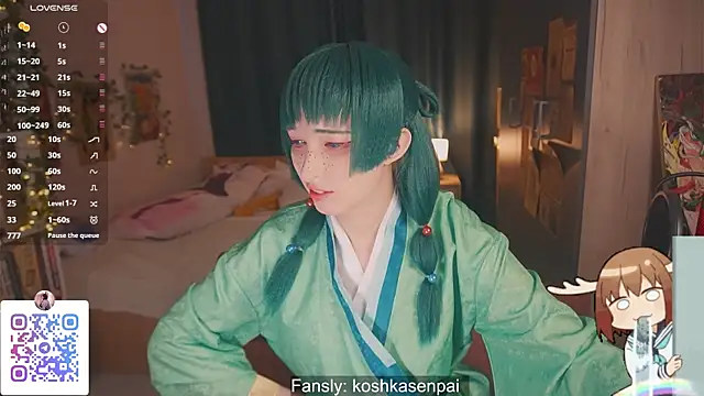 Snapshot of koshkasenpai chatting on 09.21.25 koshkasenpai online show from 09.21.25