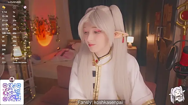 Snapshot of koshkasenpai chatting on 09.23.25 koshkasenpai online show from 09.23.25