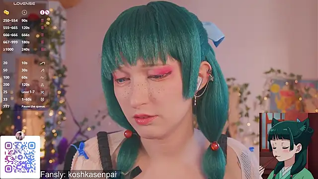 Snapshot of koshkasenpai chatting on 11.01.25 koshkasenpai online show from 11.01.25
