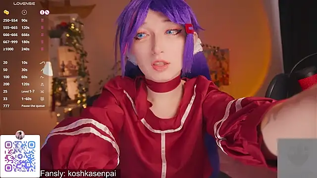 Snapshot of koshkasenpai chatting on 11.03.25 koshkasenpai online show from 11.03.25