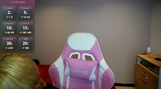 Snapshot of HiScarlett chatting on 02.21.25 HiScarlett online show from 02.21.25