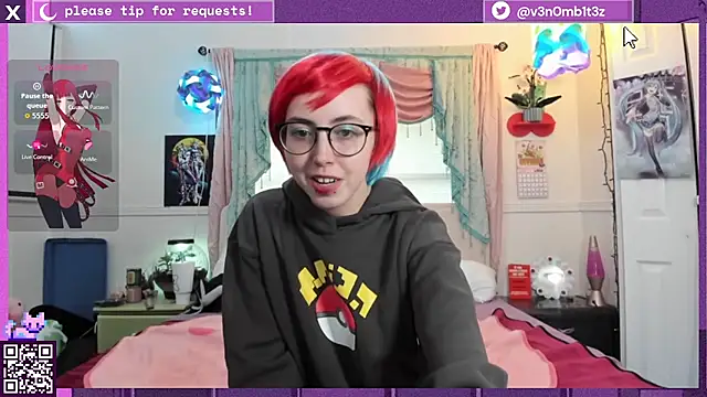 Snapshot of v3n0mb1t3z chatting on 09.12.25 v3n0mb1t3z online show from 09.12.25