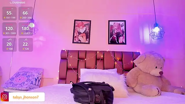 TabyJhonson online show from 02.12.25