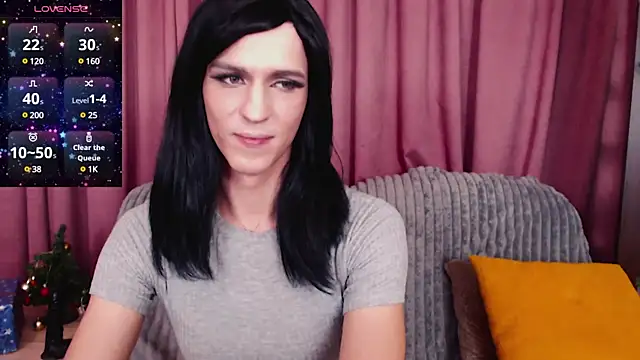  CRYSTAL tgirl online show from 12.23.24