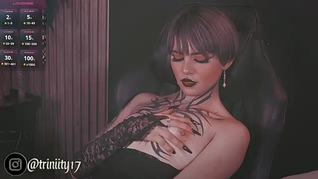 Snapshot of Trinity___s chatting on 02.16.25 Trinity s online show from 02.16.25