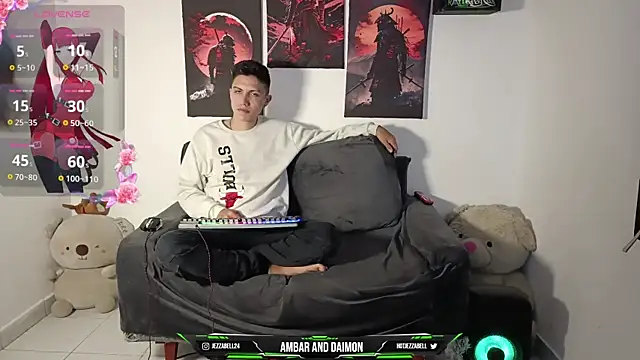 Snapshot of Ambar_and_daimon_ chatting on 03.19.25 Ambar and daimon online show from 03.19.25