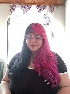 Snapshot of Pinky-Flower chatting on 12.27.24 Pinky-Flower online show from 12.27.24