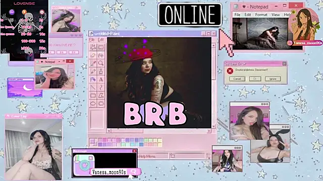 Snapshot of vanesa_moon__ chatting on 10.30.25 vanesa moon online show from 10.30.25