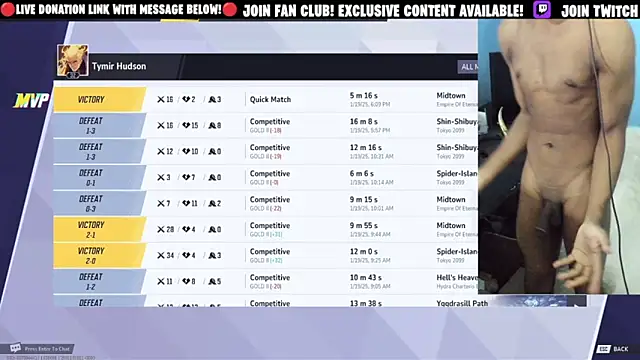 Snapshot of lovemirgaming chatting on 02.13.25 lovemirgaming online show from 02.13.25