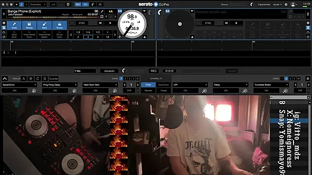 Snapshot of vittote chatting on 02.22.25 vittote online show from 02.22.25