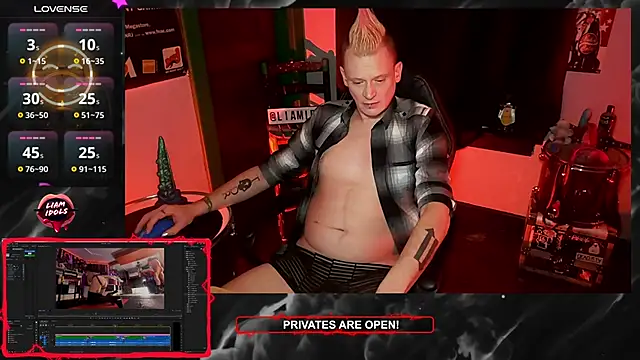 LiamIdols online show from 01.23.25