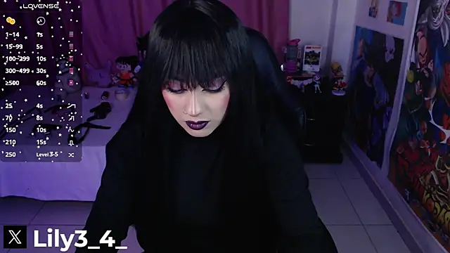 Snapshot of lily3_4 chatting on 10.23.25 lily3 4 online show from 10.23.25