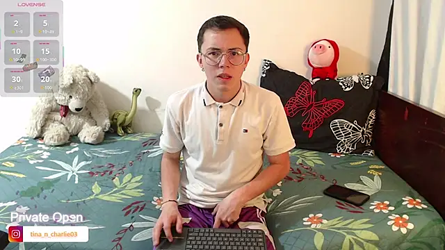 Snapshot of Tina_4_Charlie chatting on 10.13.25 Tina 4 Charlie online show from 10.13.25