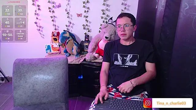 Tina 4 Charlie online show from 02.08.26