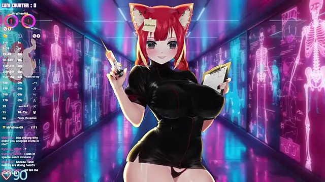 Snapshot of LewdKira_VT chatting on 05.03.26 LewdKira VT online show from 05.03.26