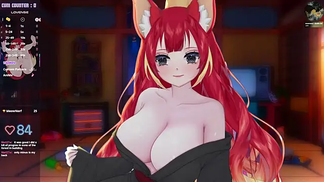 Snapshot of LewdKira_VT chatting on 05.23.26 LewdKira VT online show from 05.23.26