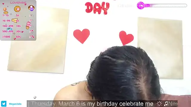 Snapshot of meganjobss chatting on 03.01.25 meganjobss online show from 03.01.25