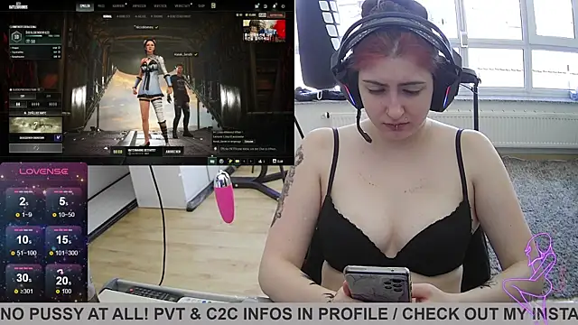 Gamergirl-Linela online show from 03.22.25