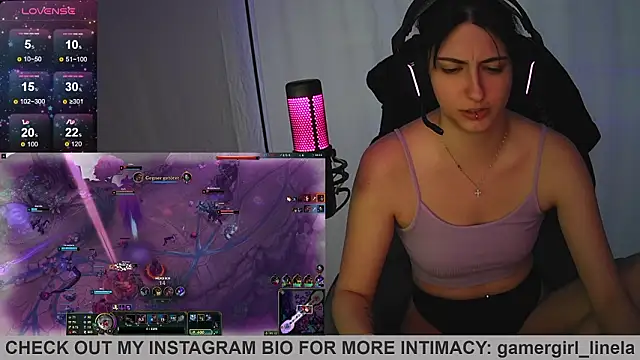 Gamergirl-Linela online show from 03.12.26