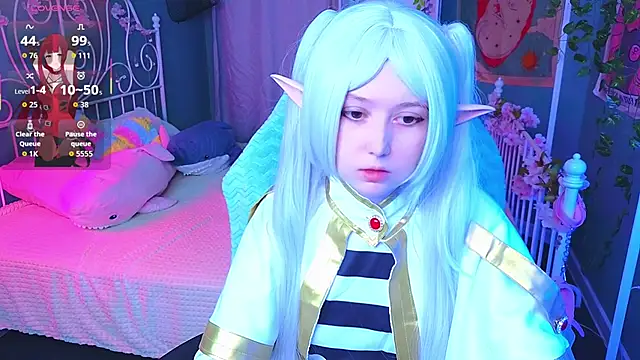 Snapshot of MizukiNoYoru chatting on 09.12.25 MizukiNoYoru online show from 09.12.25