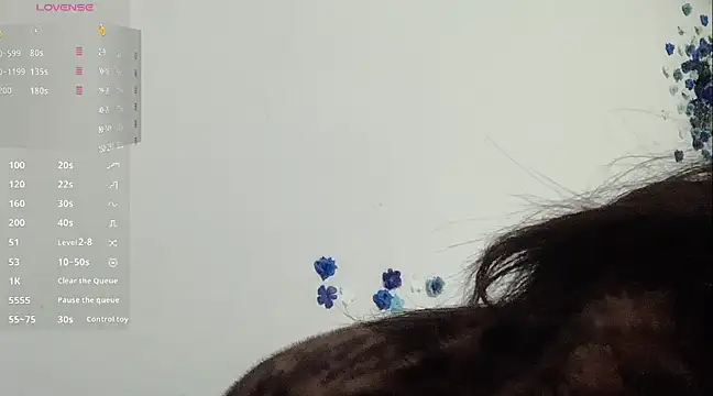 Snapshot of a-lian chatting on 03.01.25 a-lian online show from 03.01.25