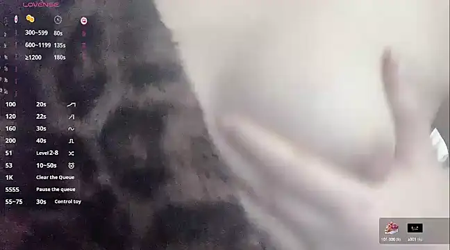 Snapshot of a-lian chatting on 03.21.25 a-lian online show from 03.21.25