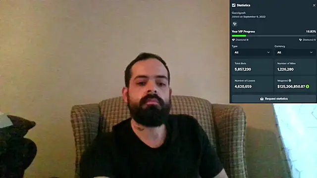 Snapshot of guccititi chatting on 11.23.25 guccititi online show from 11.23.25