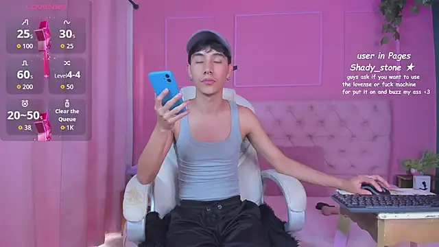 Snapshot of SHADY_STONE chatting on 10.23.25 SHADY STONE online show from 10.23.25