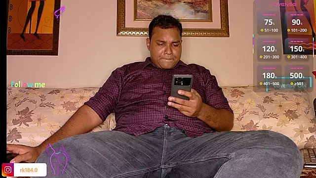 Naughty Rohan  online show from 09.29.25